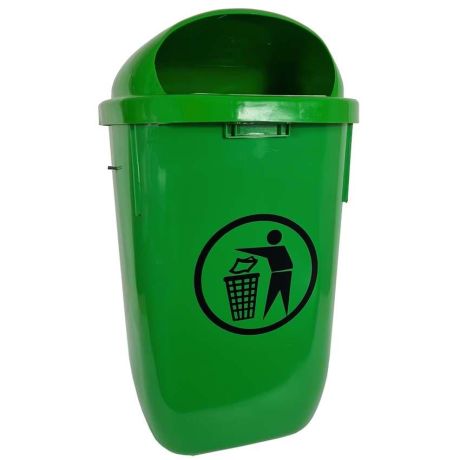 Grande poubelle nordique avec couvercle, plastique, cuisine, étanche,  poubelle alimentaire, classée Kosz Na Smiec, produits ménagers 50 -  AliExpress