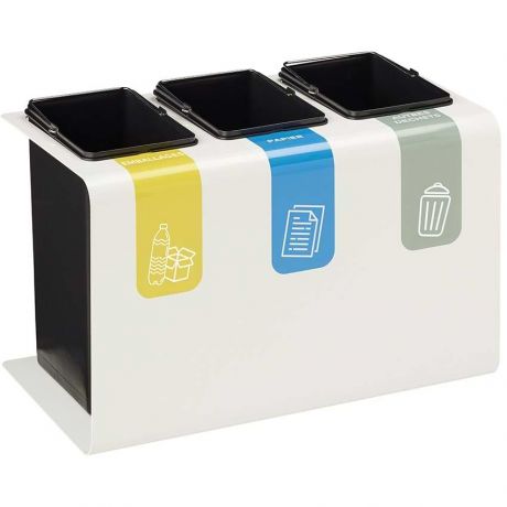 Poubelle papier et collecteur caisse aluminium conteneurs de