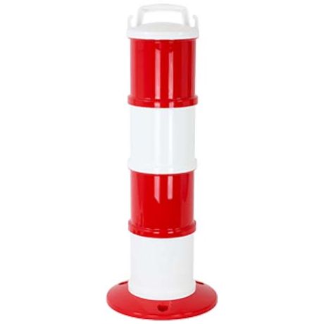 Balise de signalisation standard Rouge/Blanc