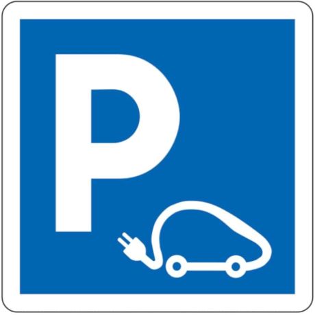 Panneaux parking réservé à la clientèle du magasin