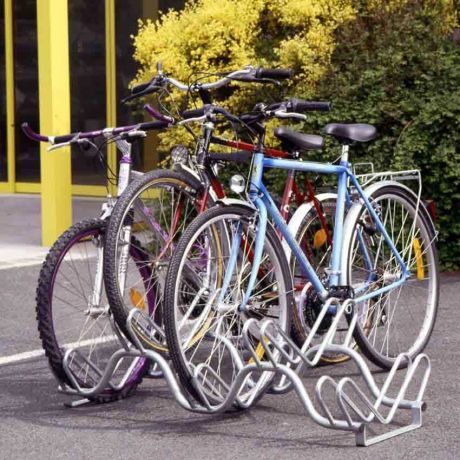 Ratelier velo Porte Vélo, Support Vélo, Range Vélo au Sol ,2 velos Systeme  rangement pour velo