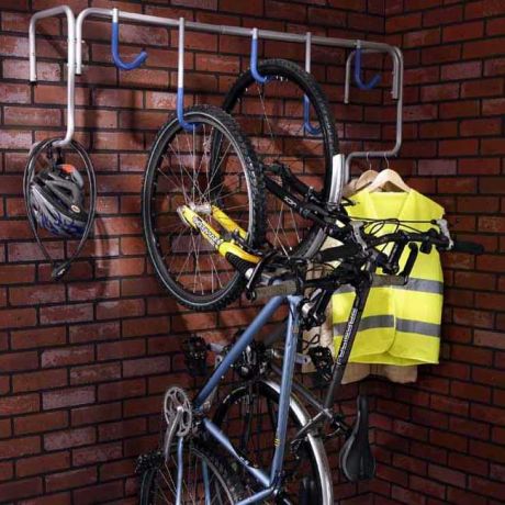 Porte-vélos pour le garage Mottez fixation murale capacité 5 vélos charge  maxi 75 kg