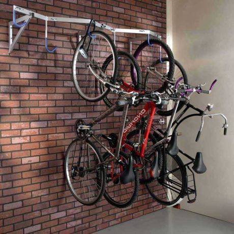 Râtelier vélo mural 5 places, à fixer au mur - DOUBLET