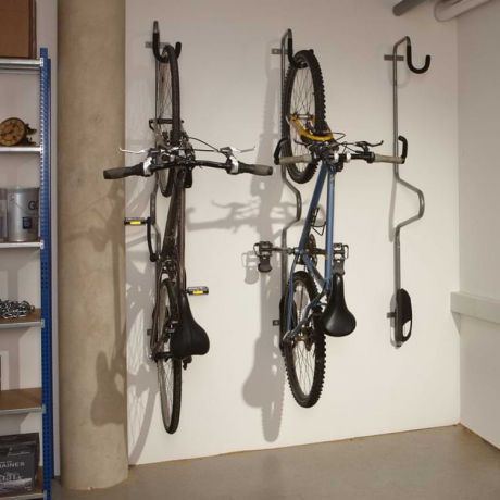 Crochet mural en métal avec vis pour garage et vélo, outil de