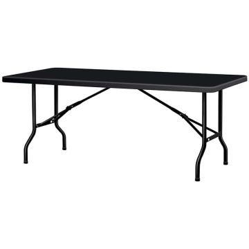 Table pliante polyéthylène noire