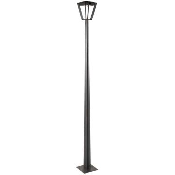 Lampadaire solaire rechargeable - Gris