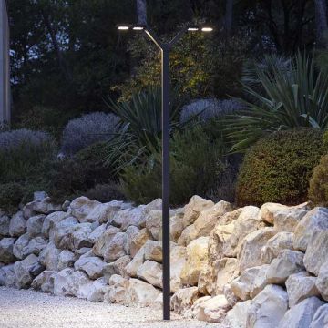 Lampadaire solaire et rechargeable 3,5 m