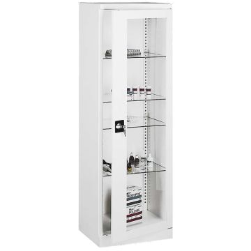 Armoire médicale 1 porte vitrée