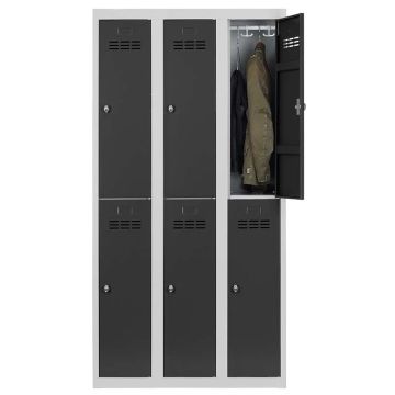 Armoire multicases - 3 colonnes de 2 casiers 