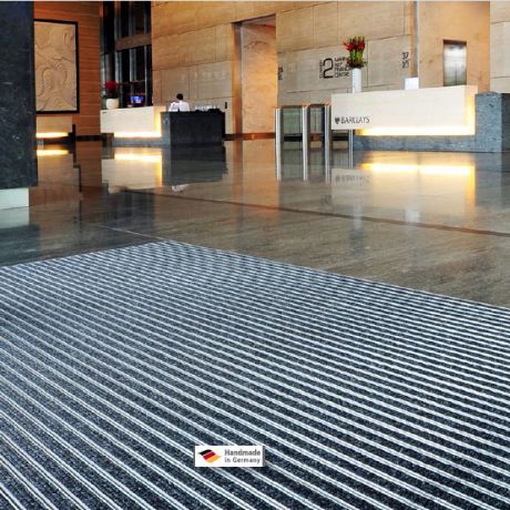 Tapis d'entrée à structure aluminium